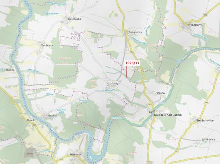 Prodej pozemku, les, 323 m²