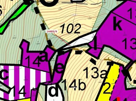 Prodej pozemku, les, 173 m²