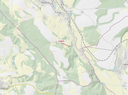 Prodej pozemku, les, 282 m²