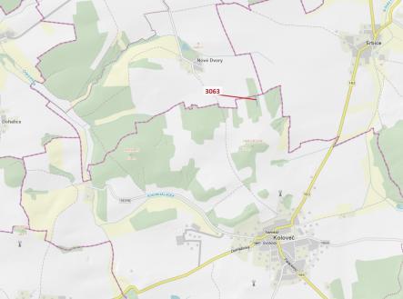 Prodej pozemku, les, 703 m²