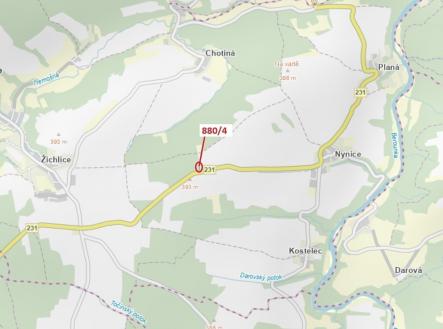 Prodej pozemku, les, 130 m²