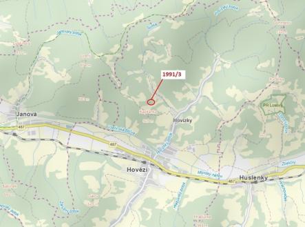 Prodej pozemku, les, 115 m²