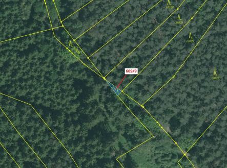 Prodej pozemku, les, 32 m²