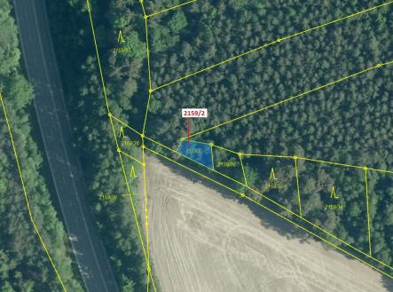 Prodej pozemku, les, 90 m²