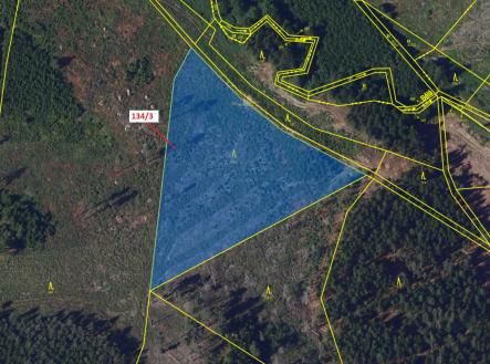 Prodej pozemku, les, 8 330 m²