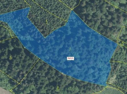 Prodej pozemku, les, 12 637 m²