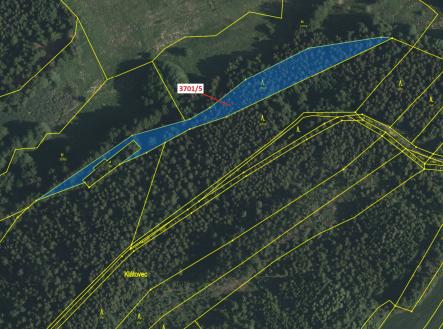 Prodej pozemku, les, 3 866 m²