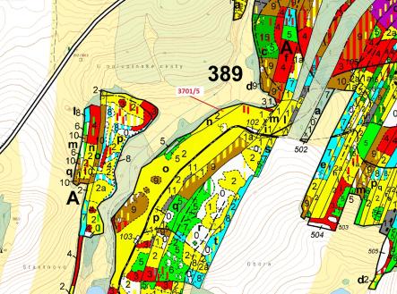 Prodej pozemku, les, 3 866 m²