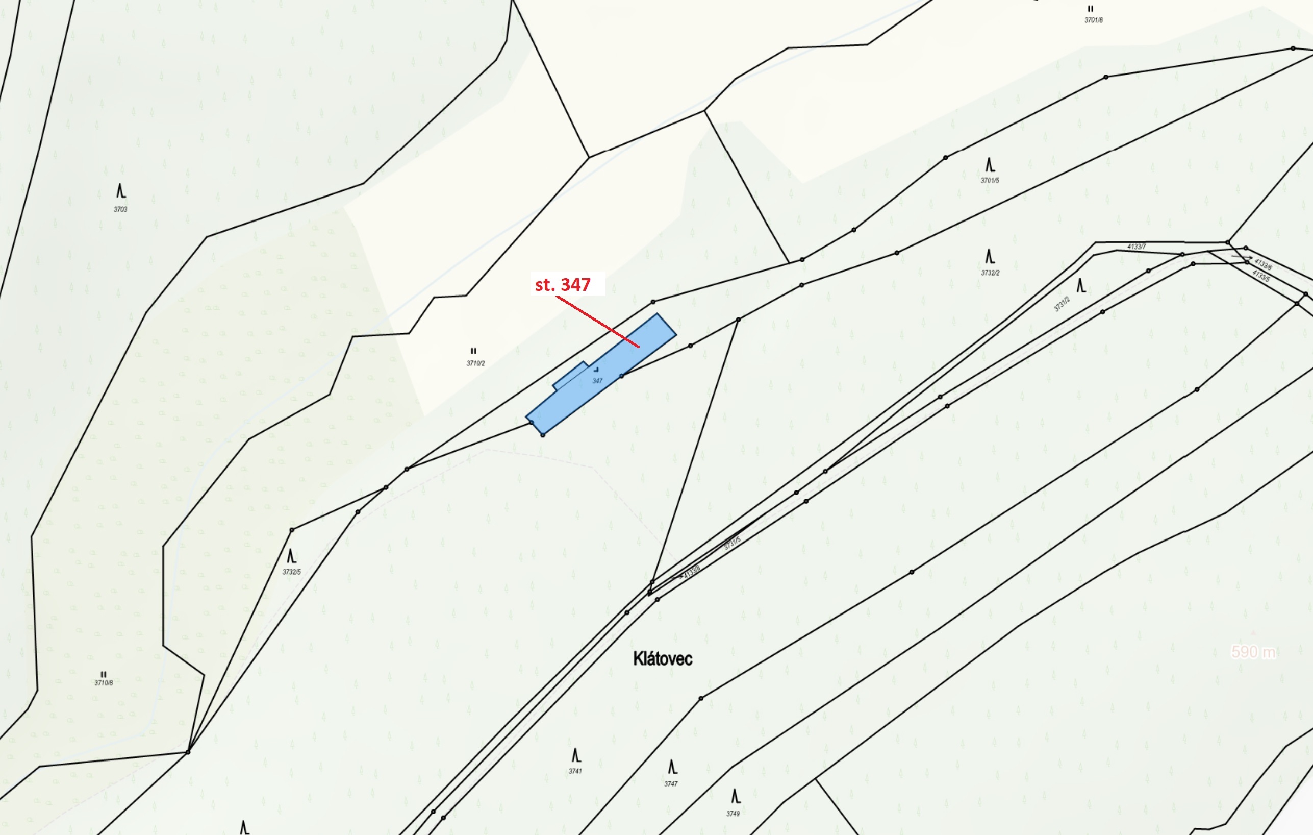 Zastavěná plocha a nádvoří o výměře 461 m2, podíl 1/1, katastrální území Strmilov, obec Strmilov, ob