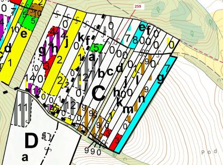 Prodej pozemku, les, 6 645 m²