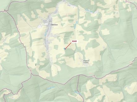 Prodej pozemku, les, 2 428 m²