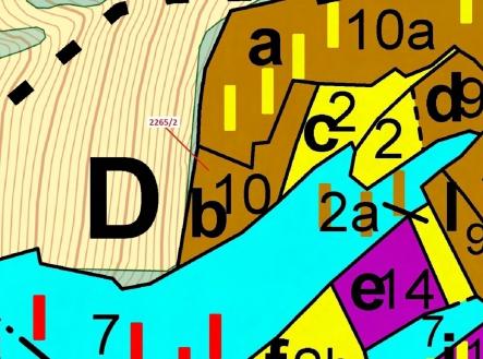 Prodej pozemku, les, 2 225 m²