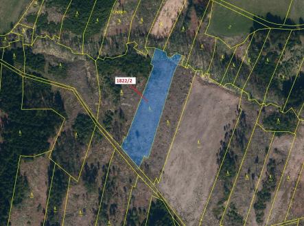 Prodej pozemku, les, 5 108 m²