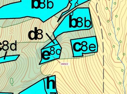 Prodej pozemku, les, 1 036 m²