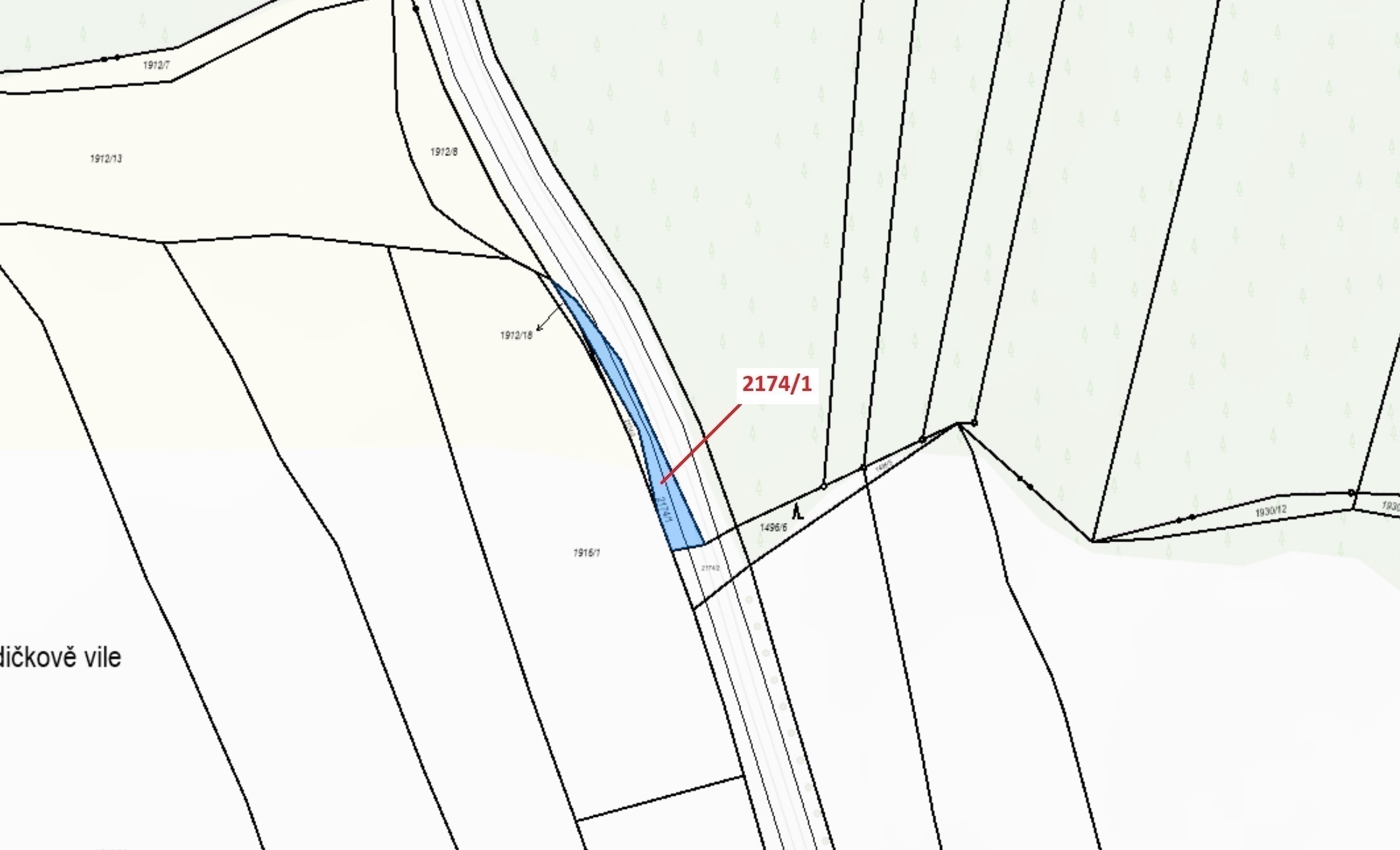 Ostatní plocha o výměře 194 m2, podíl 1/1, katastrální území Dolní Stropnice, obec Římov, obec s roz