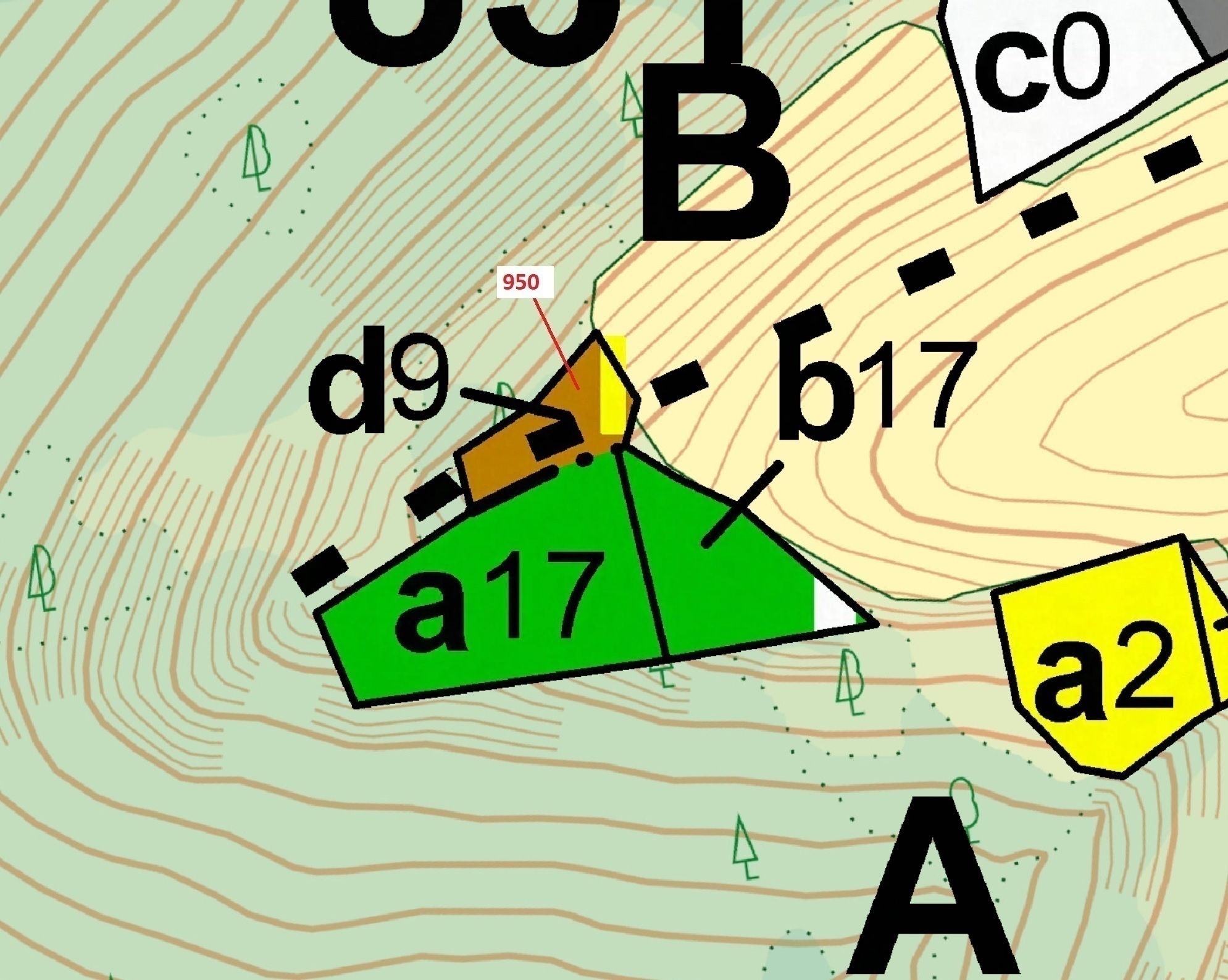 Lesní pozemek o výměře 564 m2, podíl 1/1, katastrální území Horní Hradiště, obec Plasy, obec s rozší