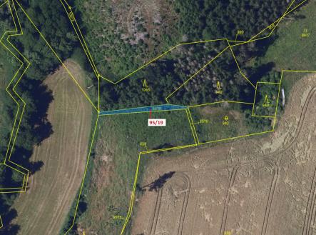 Prodej pozemku, les, 121 m²