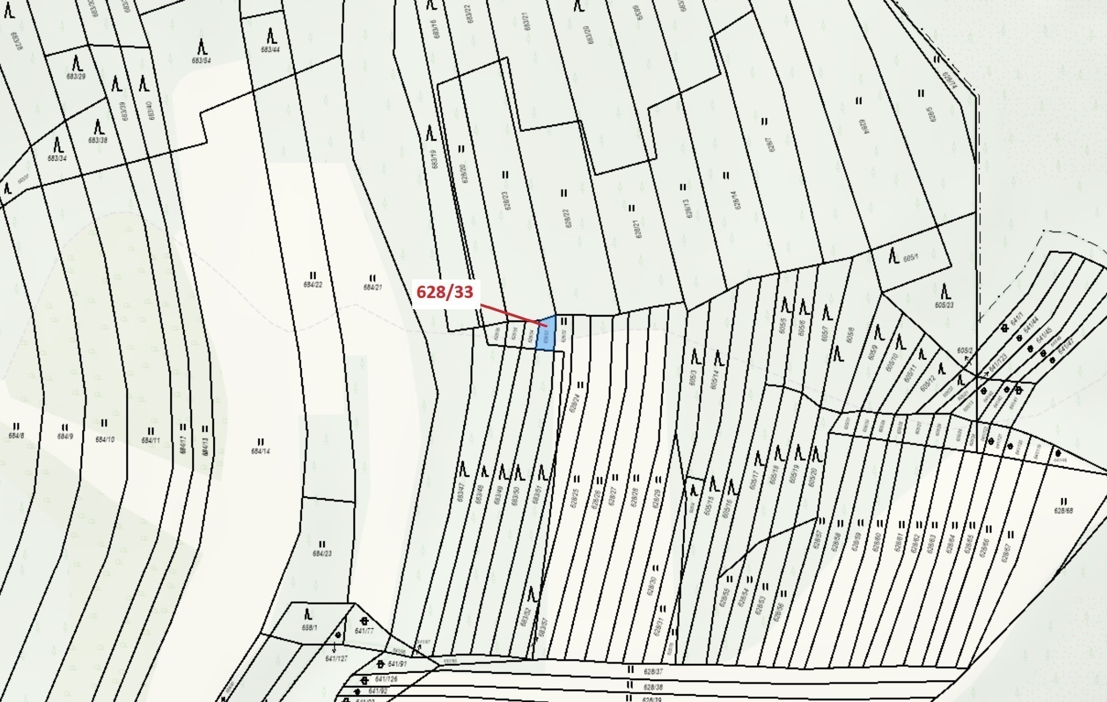 Trvalý travní porost o výměře 41 m2, podíl 1/1, katastrální území Budkovice, obec Ivančice, obec s r