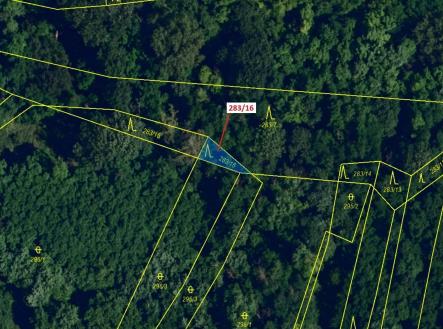 Prodej pozemku, les, 71 m²