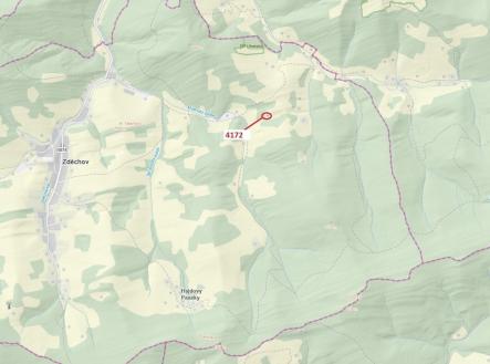 Prodej pozemku, les, 216 m²