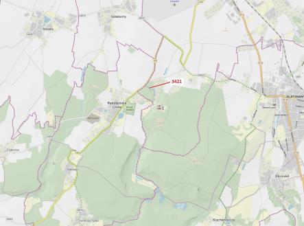 Prodej pozemku, les, 1 417 m²