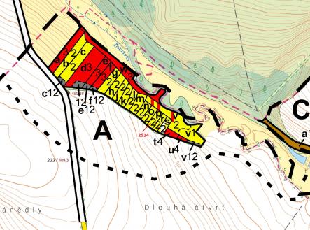 Prodej pozemku, les, 532 m²