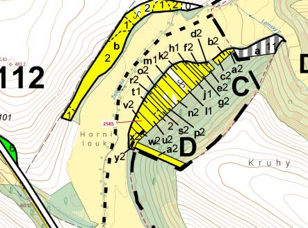 Prodej pozemku, les, 774 m²
