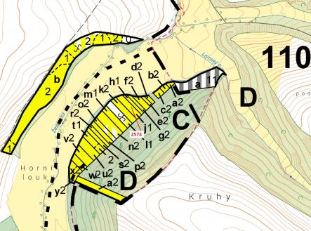 Prodej pozemku, les, 782 m²