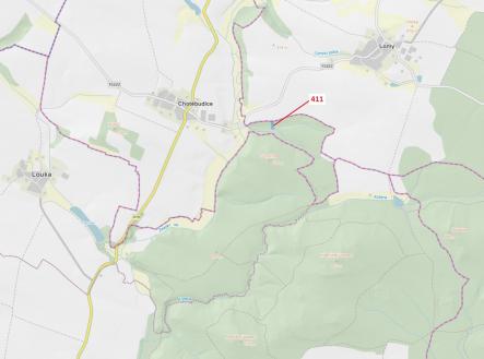 Prodej pozemku, les, 1 979 m²