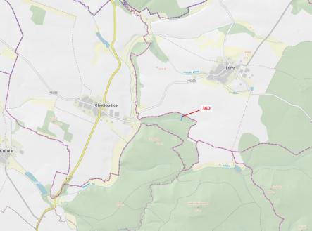 Prodej pozemku, les, 1 822 m²