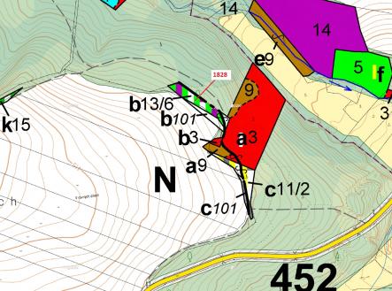 Prodej pozemku, les, 1 841 m²