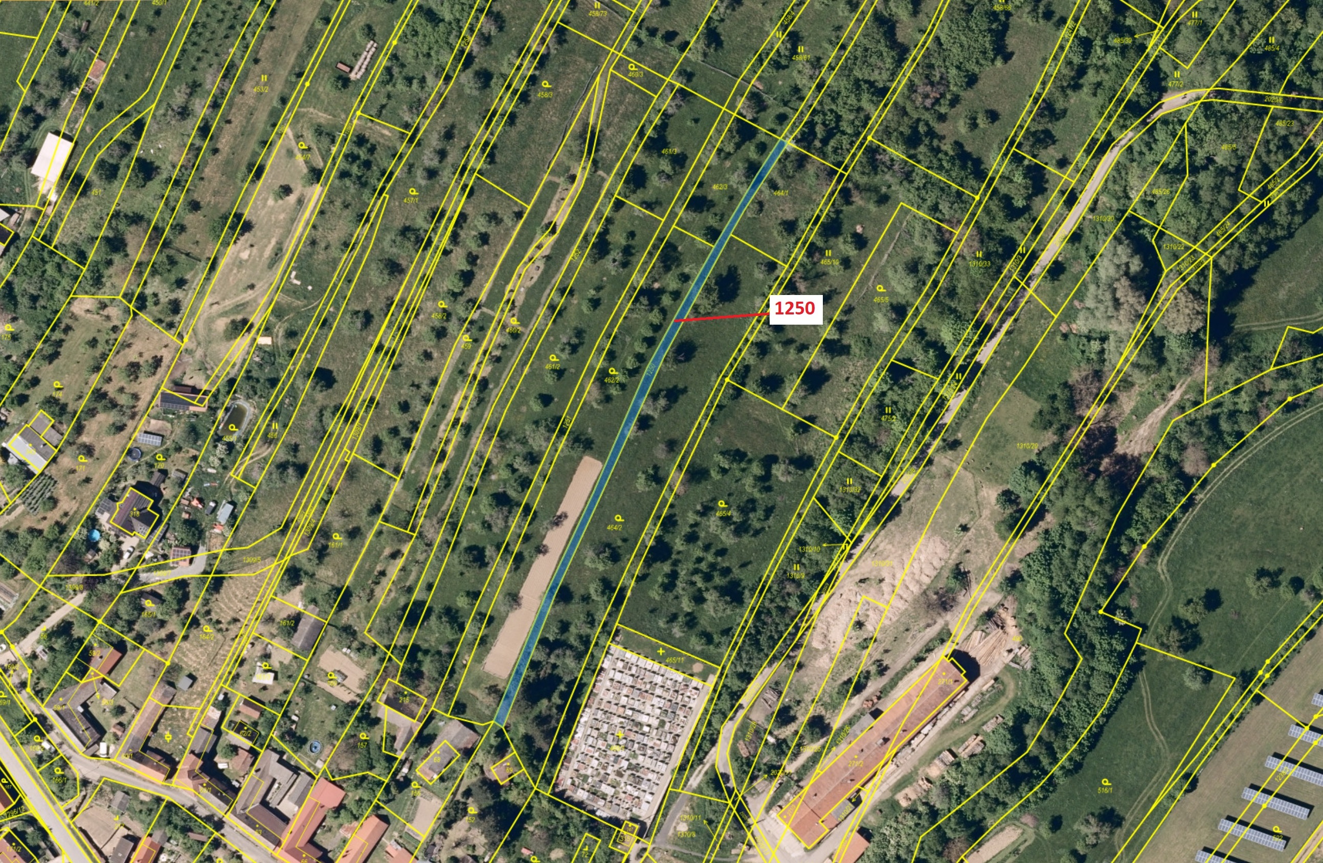 Ostatní plocha o výměře 563 m2, podíl 1/1, katastrální území Jankovice u Uherského Hradiště, obec Ja