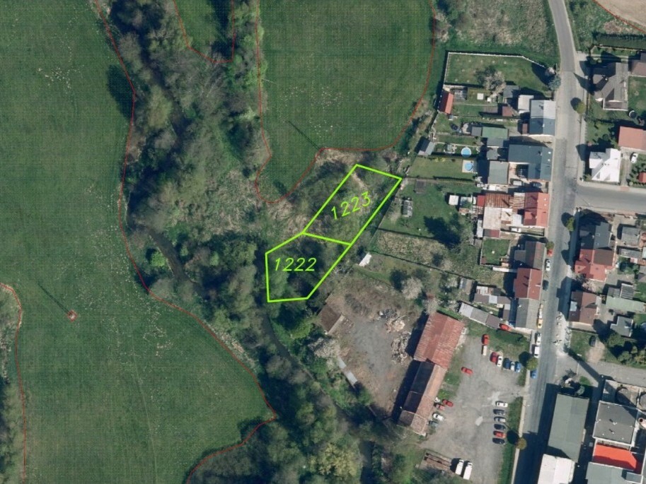 Pozemek o velikosti 1436m2, Mimoň