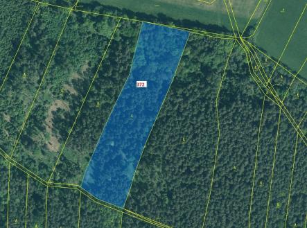 Prodej pozemku, les, 16 547 m²