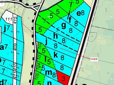 Prodej pozemku, les, 5 317 m²