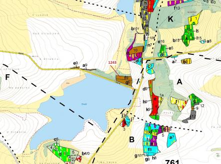 Prodej pozemku, les, 2 662 m²
