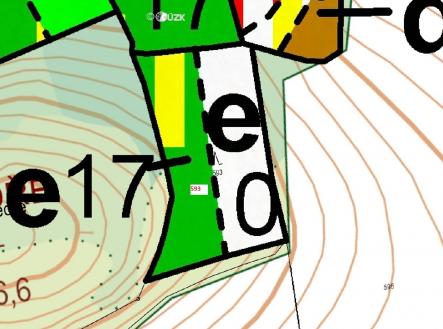 Prodej pozemku, les, 2 226 m²