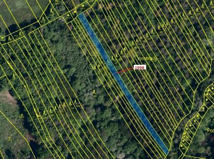 Prodej pozemku, les, 1 069 m²