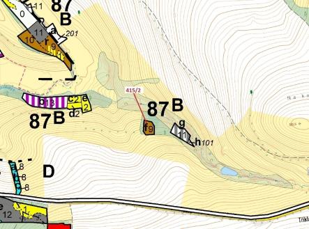 Prodej pozemku, les, 1 251 m²