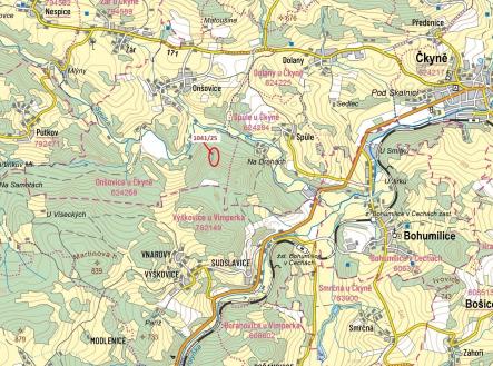 Prodej pozemku, les, 2 082 m²