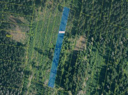 Prodej pozemku, les, 2 082 m²