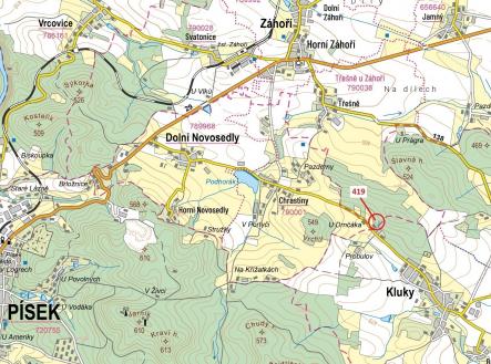 Prodej pozemku, les, 1 446 m²