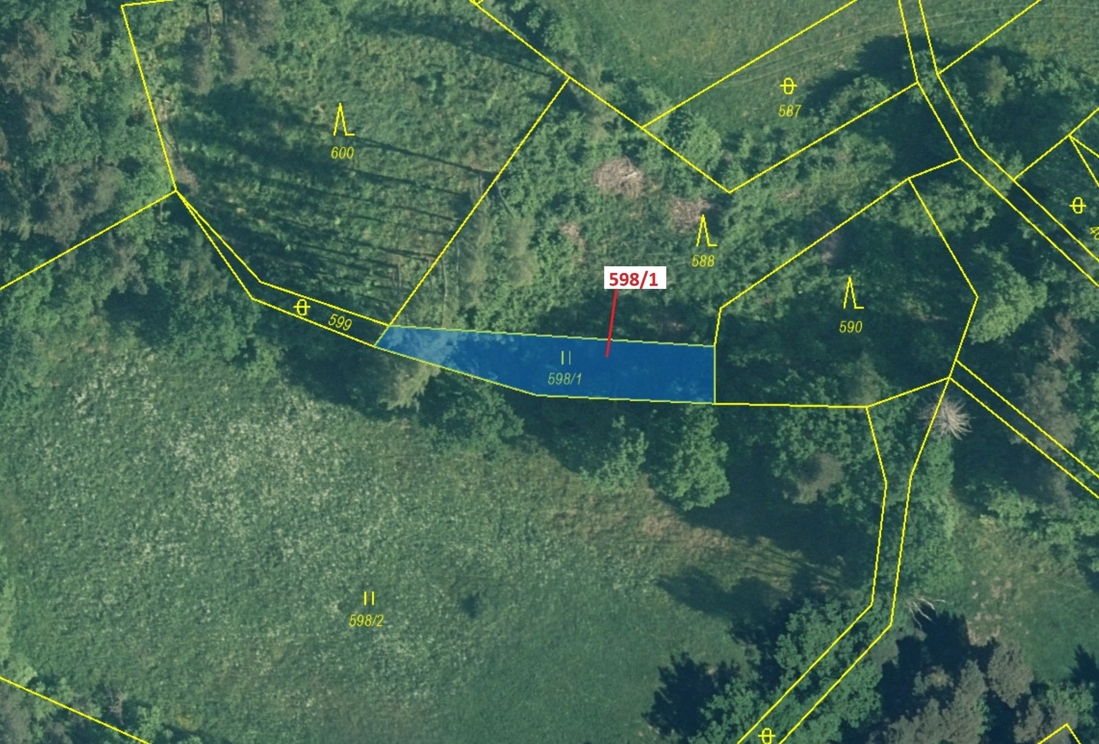 Trvalý travní porost o výměře 272 m2, podíl 1/1, katastrální území Zavlekov, obec Zavlekov, obec s r