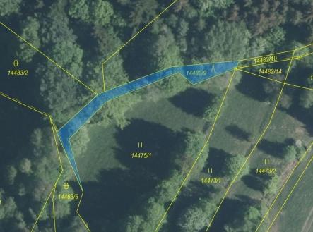 Prodej pozemku, les, 281 m²