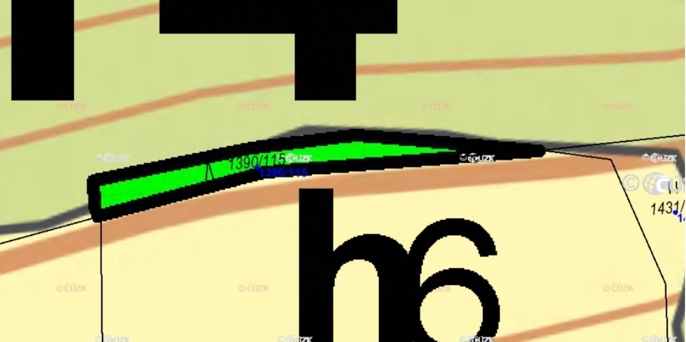 Lesní pozemek o výměře 200 m2, podíl 1/1, katastrální území Zděchov, obec Zděchov, obec s rozšířenou