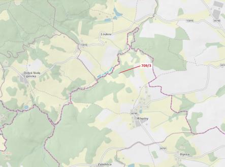 Prodej pozemku, les, 350 m²