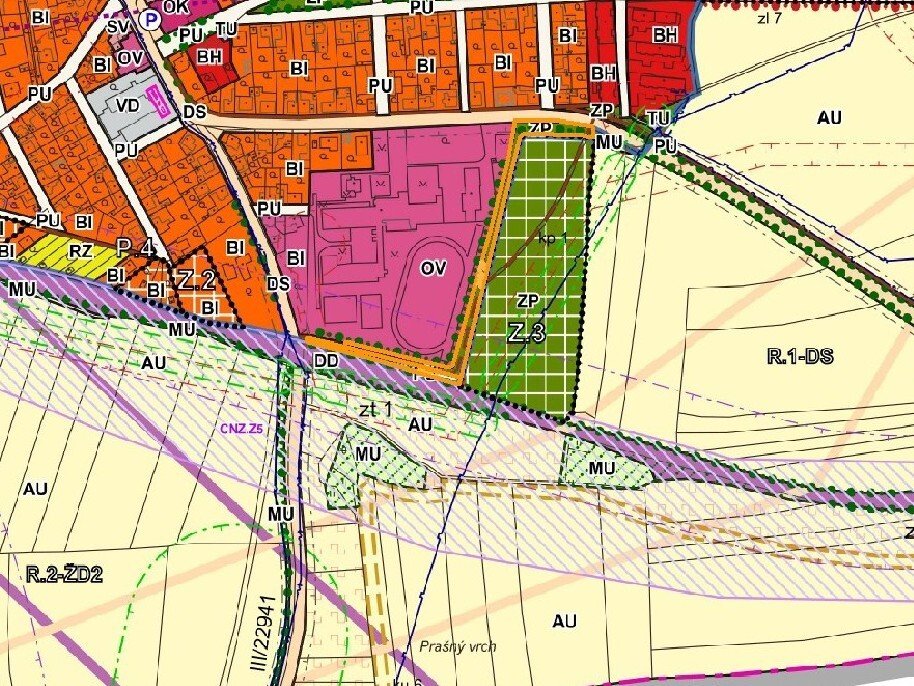 Pozemek o velikosti 3560m2, Vidžín