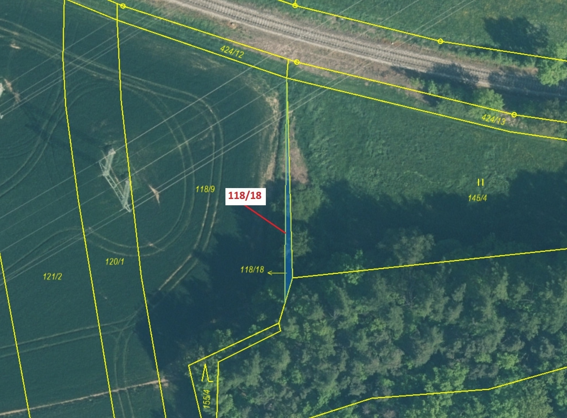 Orná půda o výměře 46 m2, podíl 1/1, katastrální území Horní Nerestce, obec Nerestce, obec s rozšíře