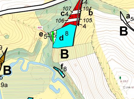 Prodej pozemku, les, 140 m²