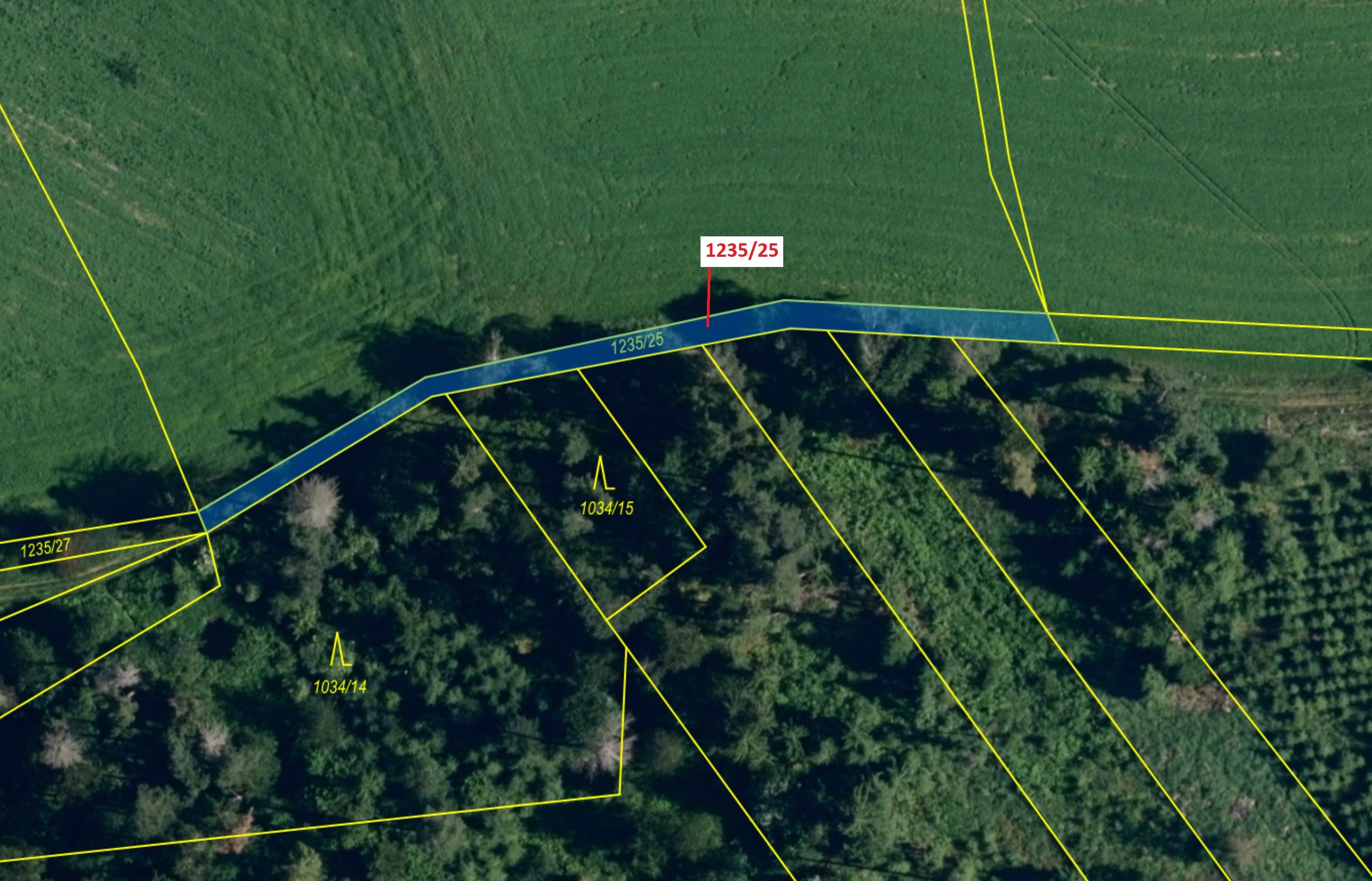 Ostatní plocha o výměře 344 m2, podíl 1/1, katastrální území Březí u Osové Bítýšky, obec Březí, obec